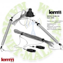 Dipolo para HF LEMM AT50