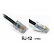 Cable adaptador microfono YAESU SCU67