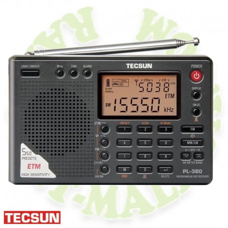 Receptor multibandas portatil TECSUN PL380
