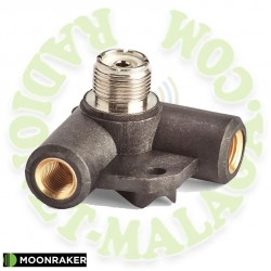 Centro dipolo para antenas de 3/8 MOONRAKER DPC38V