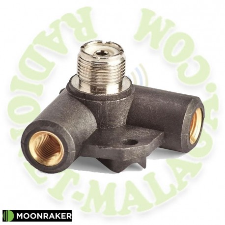 Centro dipolo para antenas de 3/8 MOONRAKER DPC38V
